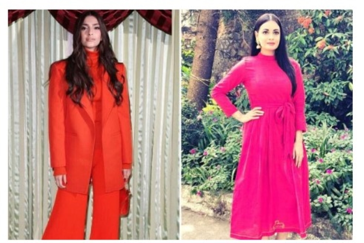 ใครใส่เสื้อแดงดีกว่า : Sonam Kapoor หรือ Dia Mirza